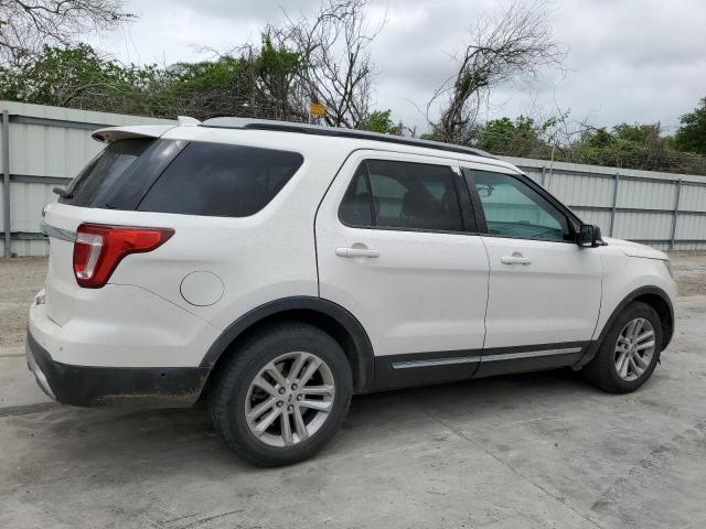 1FM5K7D82GGD01701 - 2016 FORD EXPLORER XLT WHITE photo 3