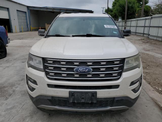 1FM5K7D82GGD01701 - 2016 FORD EXPLORER XLT WHITE photo 5