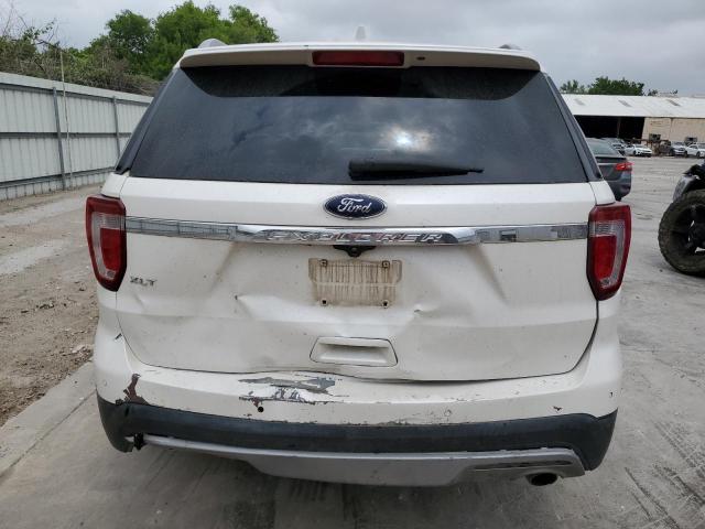 1FM5K7D82GGD01701 - 2016 FORD EXPLORER XLT WHITE photo 6