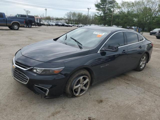 1G1ZB5ST2JF274586 - 2018 CHEVROLET MALIBU LS BLACK photo 1