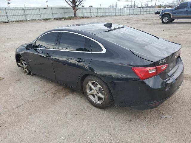 1G1ZB5ST2JF274586 - 2018 CHEVROLET MALIBU LS BLACK photo 2