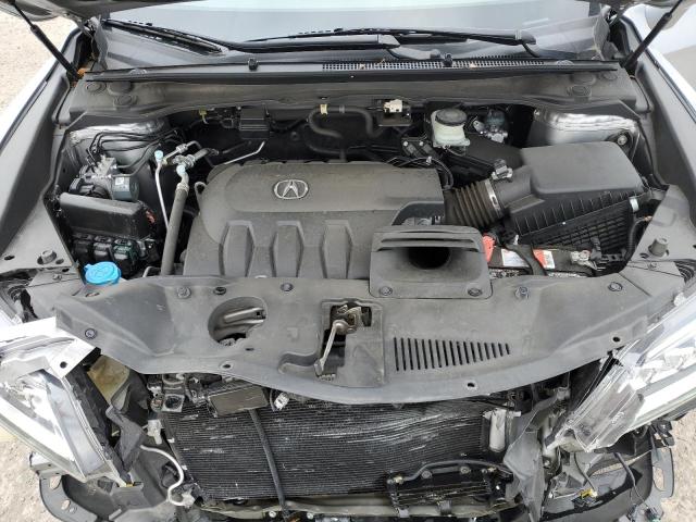 5J8TB4H76HL016070 - 2017 ACURA RDX ADVANCE SILVER photo 12