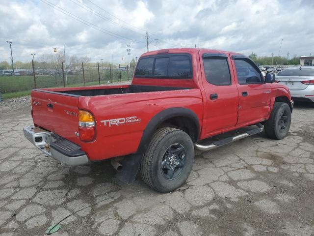 5TEGN92N94Z381107 - 2004 TOYOTA TACOMA DOUBLE CAB PRERUNNER RED photo 3