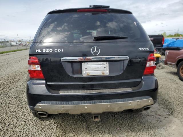 4JGBB22E48A402452 - 2008 MERCEDES-BENZ ML 320 CDI BLACK photo 6