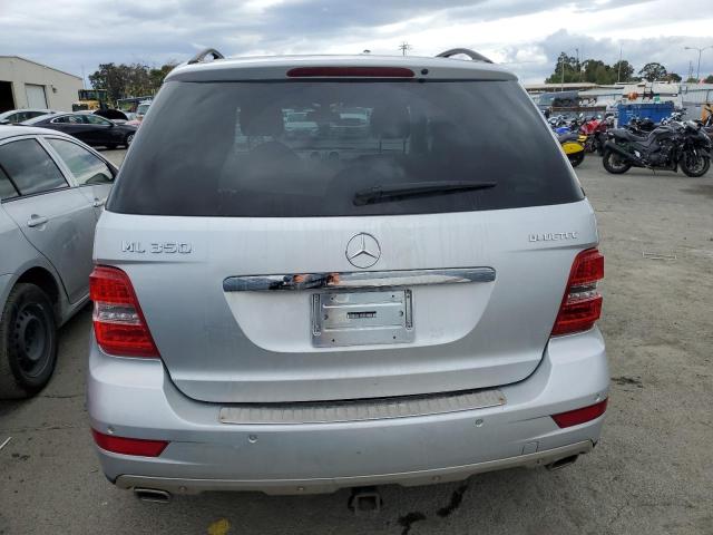 4JGBB2FB1AA585315 - 2010 MERCEDES-BENZ ML 350 BLUETEC SILVER photo 6