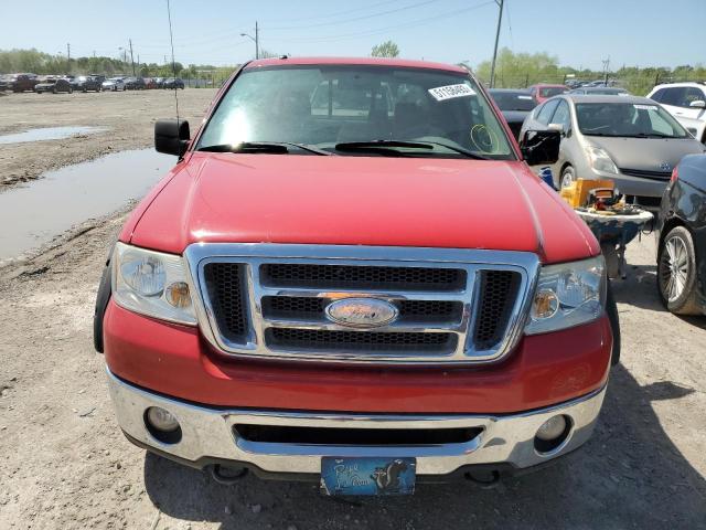 1FTPX14V48FA71622 - 2008 FORD F150 RED photo 5