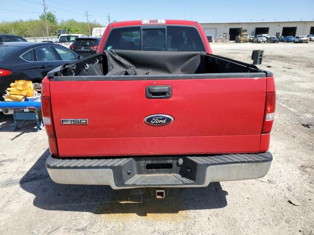 1FTPX14V48FA71622 - 2008 FORD F150 RED photo 6