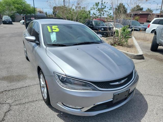 1C3CCCCG6FN519763 - 2015 CHRYSLER 200 C SILVER photo 1