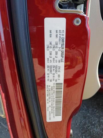 2C4RC1CG4ER172624 - 2014 CHRYSLER TOWN & COU TOURING L RED photo 13