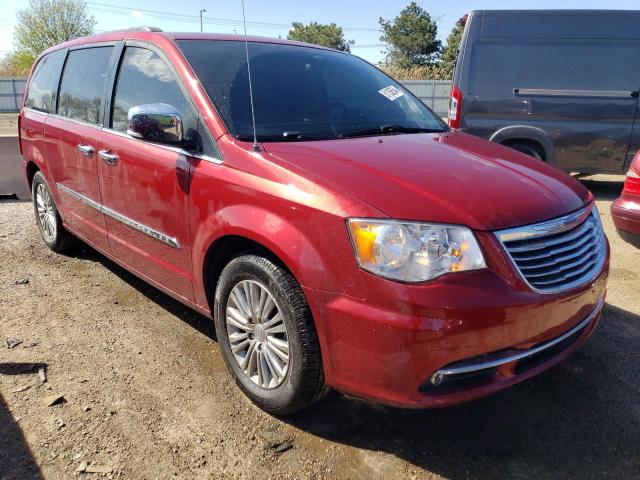 2C4RC1CG4ER172624 - 2014 CHRYSLER TOWN & COU TOURING L RED photo 4