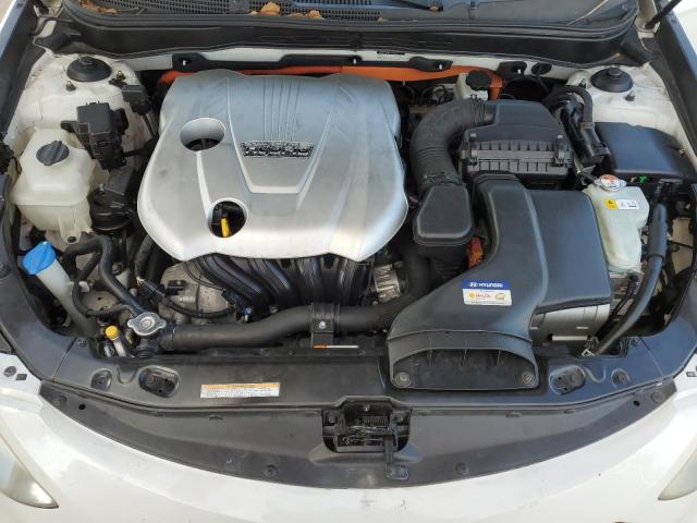 KMHEC4A41CA042743 - 2012 HYUNDAI SONATA HYBRID WHITE photo 11