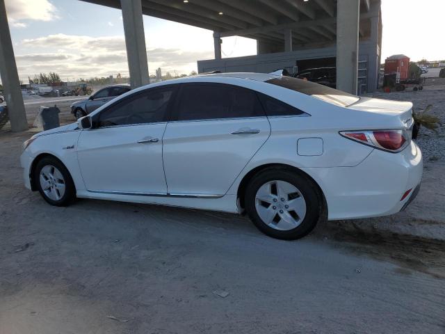 KMHEC4A41CA042743 - 2012 HYUNDAI SONATA HYBRID WHITE photo 2