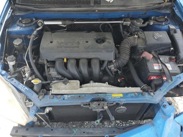 2T1KR32E77C648721 - 2007 TOYOTA COROLLA MA XR BLUE photo 11