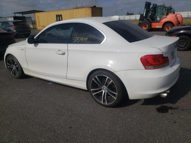 WBAUP9C58DVS95685 - 2013 BMW 128 I WHITE photo 2