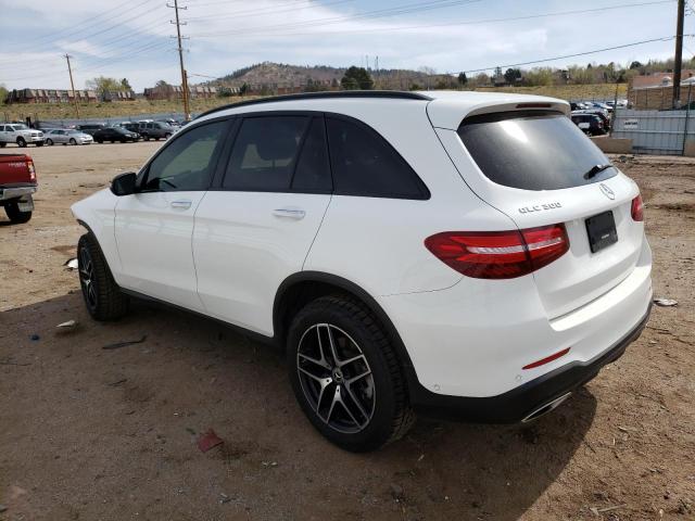 WDC0G4KB8KV164873 - 2019 MERCEDES-BENZ GLC 300 4MATIC WHITE photo 2