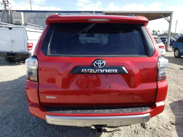 JTERU5JR3M5949276 - 2021 TOYOTA 4RUNNER SR5 PREMIUM RED photo 6