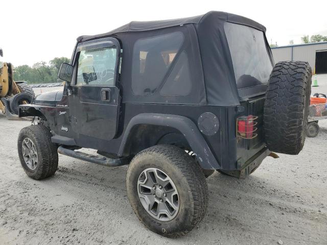 1J4FA49S22P715191 - 2002 JEEP WRANGLER / SPORT BLACK photo 2