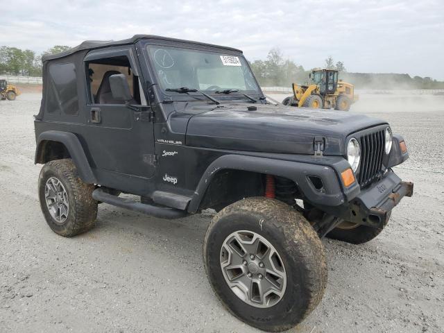 1J4FA49S22P715191 - 2002 JEEP WRANGLER / SPORT BLACK photo 4