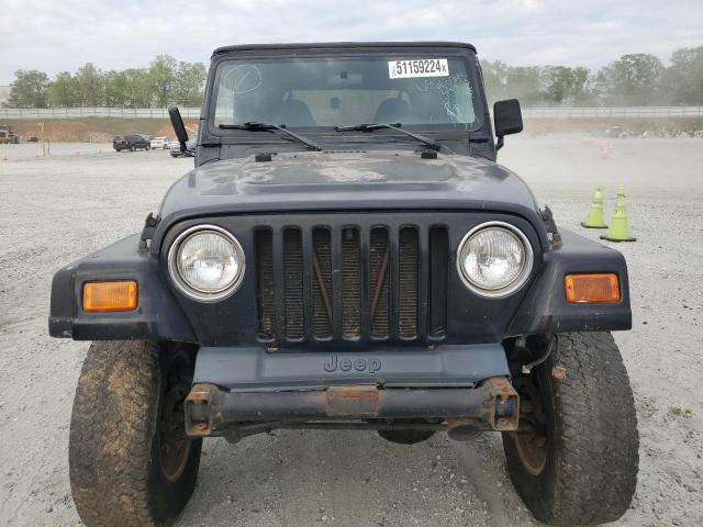 1J4FA49S22P715191 - 2002 JEEP WRANGLER / SPORT BLACK photo 5