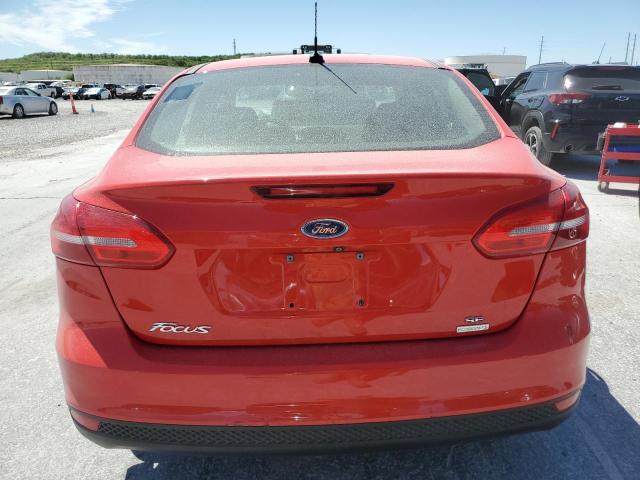 1FADP3FE8HL284382 - 2017 FORD FOCUS SE RED photo 6