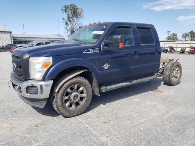 1FT7W3BT5BEA32924 - 2011 FORD F350 SUPER DUTY BLUE photo 1