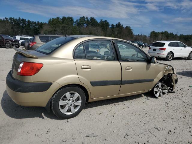 KNADE123976261356 - 2007 KIA RIO BASE GOLD photo 3