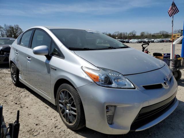 JTDKN3DU9C1497153 - 2012 TOYOTA PRIUS SILVER photo 4