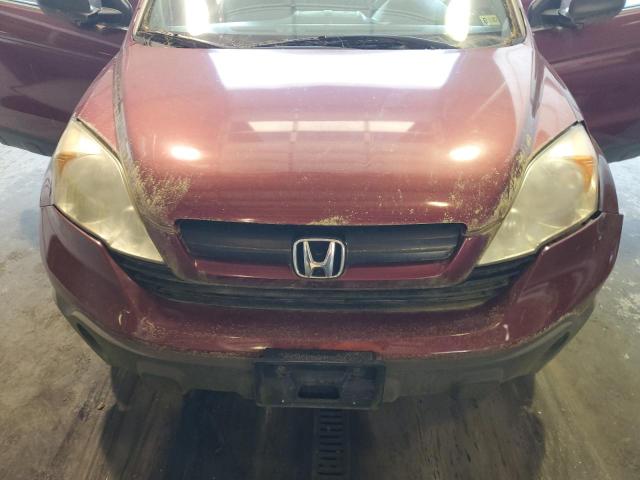 5J6RE38327L000450 - 2007 HONDA CR-V LX BURGUNDY photo 11