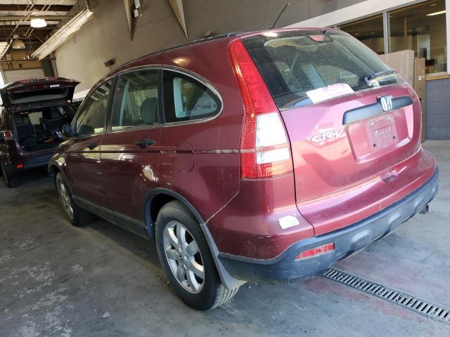 5J6RE38327L000450 - 2007 HONDA CR-V LX BURGUNDY photo 2