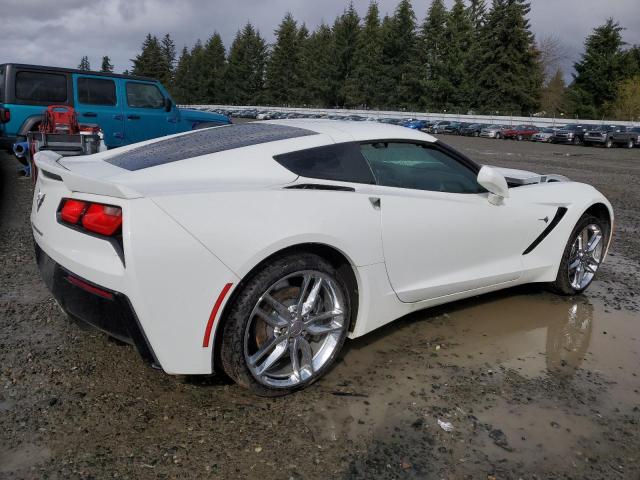 1G1YB2D78K5116111 - 2019 CHEVROLET CORVETTE STINGRAY 1LT WHITE photo 3
