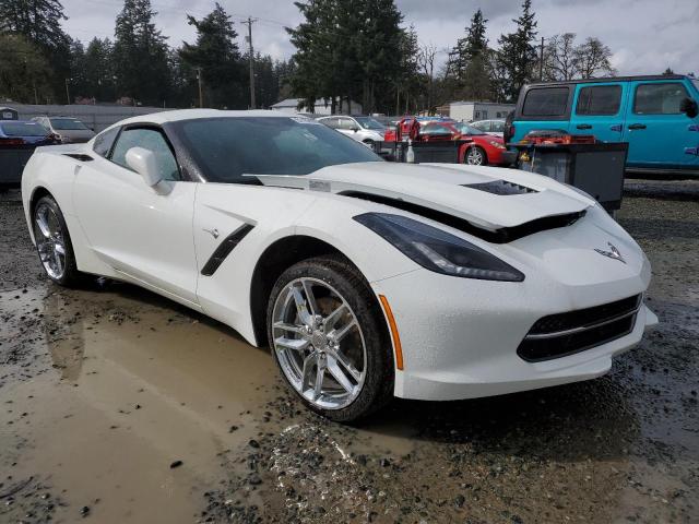 1G1YB2D78K5116111 - 2019 CHEVROLET CORVETTE STINGRAY 1LT WHITE photo 4