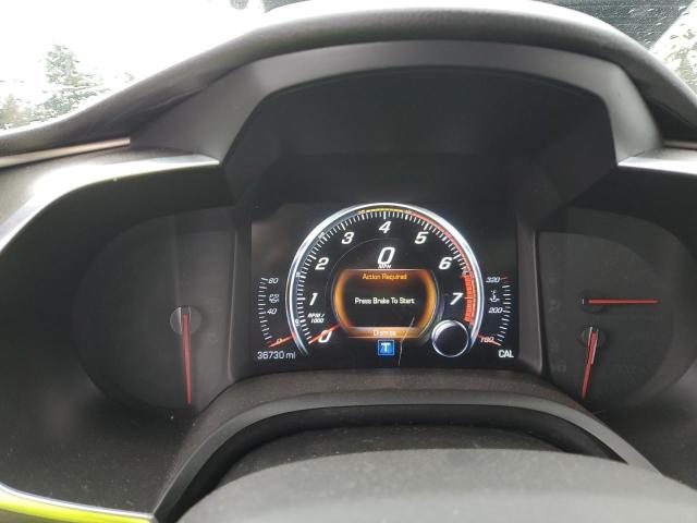 1G1YB2D78K5116111 - 2019 CHEVROLET CORVETTE STINGRAY 1LT WHITE photo 9