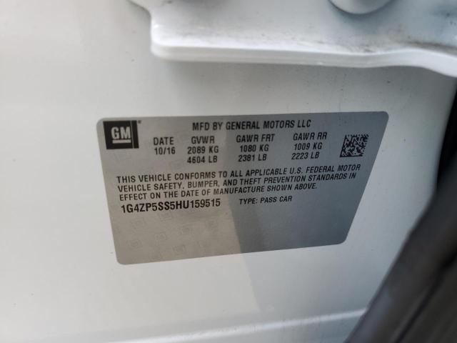 1G4ZP5SS5HU159515 - 2017 BUICK LACROSSE ESSENCE WHITE photo 13