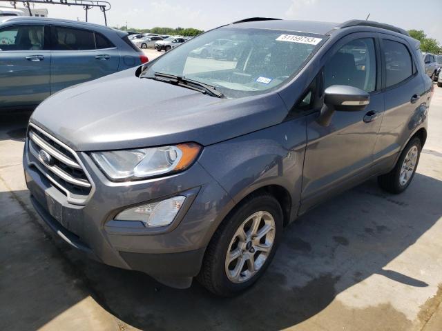 MAJ3S2GEXKC279064 - 2019 FORD ECOSPORT SE GRAY photo 1