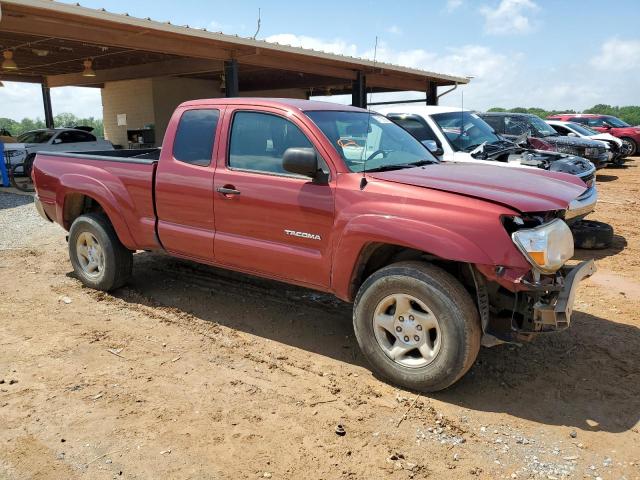 5TETU62N16Z203016 - 2006 TOYOTA TACOMA PRERUNNER ACCESS CAB RED photo 4