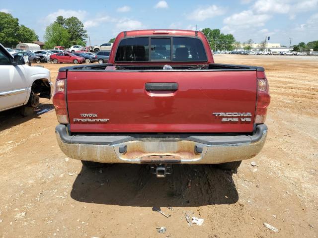 5TETU62N16Z203016 - 2006 TOYOTA TACOMA PRERUNNER ACCESS CAB RED photo 6