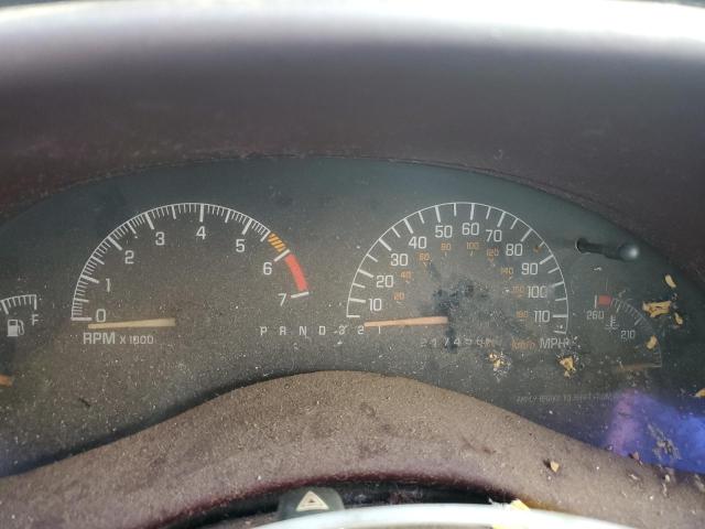 1G2WR52122F249052 - 2002 PONTIAC GRAND PRIX GTP MAROON photo 9