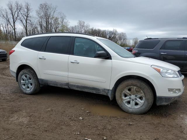 1GNKRFED2CJ201689 - 2012 CHEVROLET TRAVERSE LS WHITE photo 4