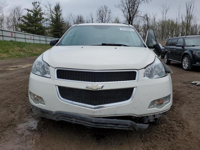 1GNKRFED2CJ201689 - 2012 CHEVROLET TRAVERSE LS WHITE photo 5