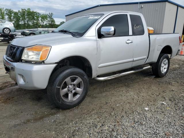 1N6AA0CC0BN326150 - 2011 NISSAN TITAN S SILVER photo 1