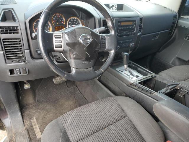 1N6AA0CC0BN326150 - 2011 NISSAN TITAN S SILVER photo 8