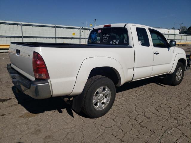 5TETU62N87Z416157 - 2007 TOYOTA TACOMA PRERUNNER ACCESS CAB WHITE photo 3