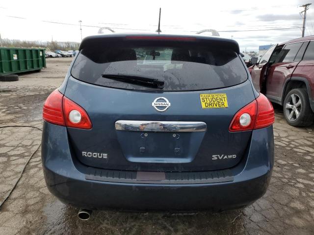 JN8AS5MV3DW136230 - 2013 NISSAN ROGUE S BLUE photo 6