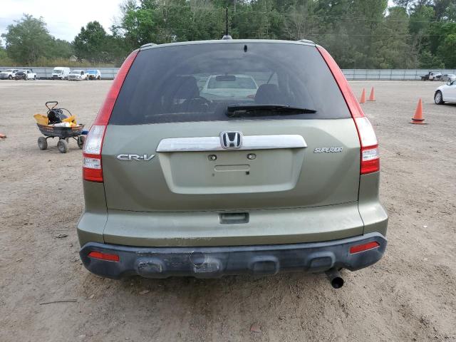 JHLRE38728C043358 - 2008 HONDA CR-V EXL GREEN photo 6