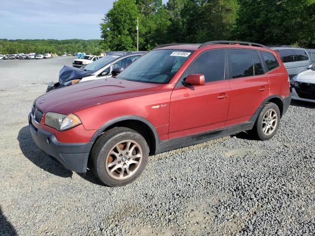 WBXPA73404WC38832 - 2004 BMW X3 2.5I RED photo 1