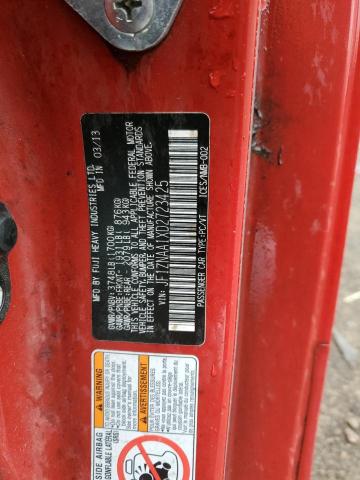 JF1ZNAA1XD2723425 - 2013 TOYOTA SCION FR-S 红色 照片 12