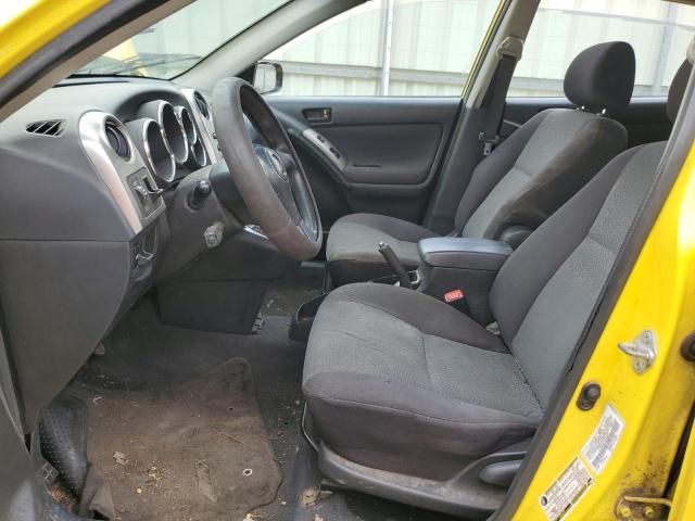 2T1KR32E74C223091 - 2004 TOYOTA COROLLA MA XR YELLOW photo 7