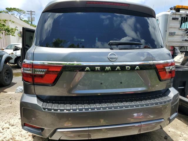 JN8AY2ACXP9180180 - 2023 NISSAN ARMADA S GRAY photo 6