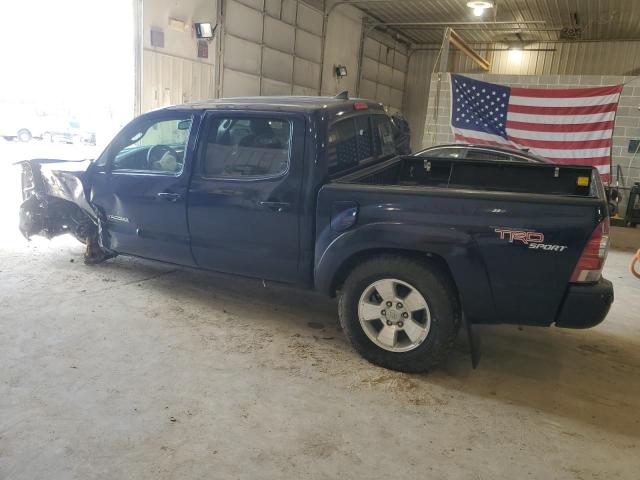3TMLU4EN8CM085149 - 2012 TOYOTA TACOMA DOUBLE CAB BLUE photo 2