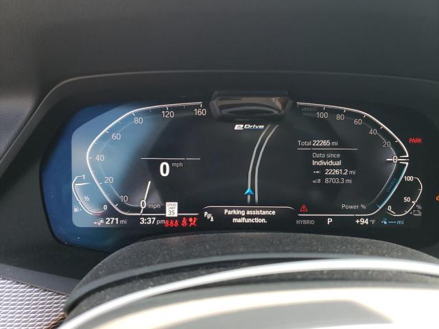 5UXTA6C01M9F47466 - 2021 BMW X5 XDRIVE45E BLACK photo 9